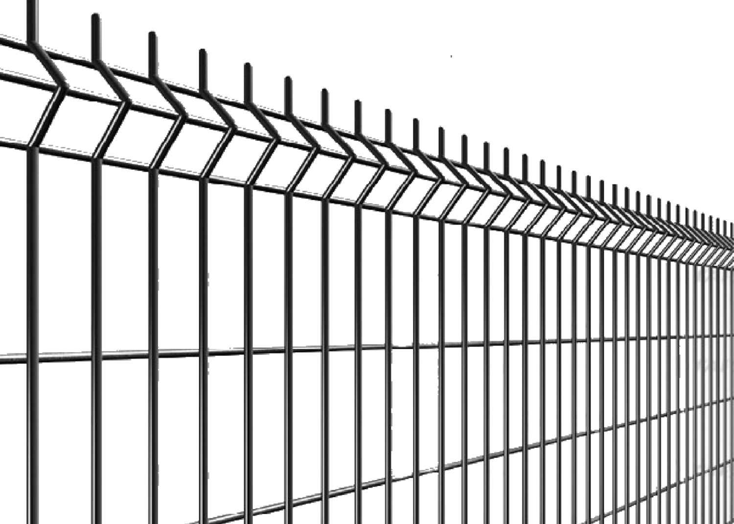 панель 1730х2500 3D цинк ZINC-perimetr